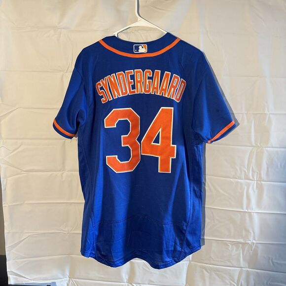 New York Mets Noah Syndergaard #34 MLB150 FlexBase Size 40 Men Medium Stitched - Picture 8 of 11